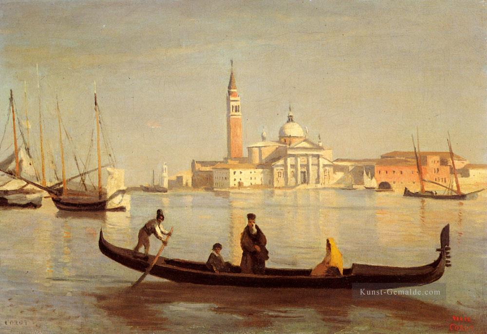 Venise plein air Romantik Jean Baptiste Camille Corot Ölgemälde